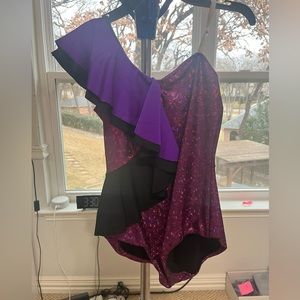 JUST DANCE CUSTOM DANCEWEAR SMALL LEOTARD DANCE COSTUME NO DAMAGES